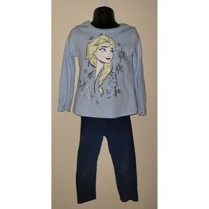 Girls Disney Frozen 2 Size 3T Elsa 2 Piece Pant Outfit
